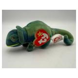 TY Chameleon Beanie Baby (1993, Tag)