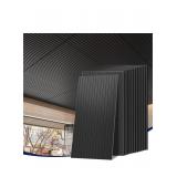 NEW $260 24pcs (2'x4') Black Ceiling Tiles