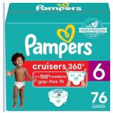 NEW $40 (6) 76ct Pampers Diapers