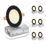 $47 LVWIT 4 Inch 5CCT LED Recessed Lighting
