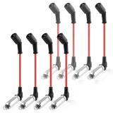 New $50 IHOTDER 8PCS Spark Plug Wires Set...