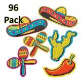SEALED 96PC Mexican Themed Party Cutouts