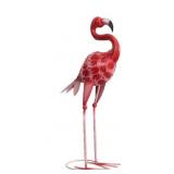 $40 Metal Lawn Flamingos Garden Statue 24' 1 CT