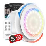 $44 Bathroom Exhaust Fan with Light, 10 RGB