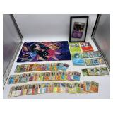 Pokï¿½mon Cards Lot + Playmat (Mixed Rare/Holo)