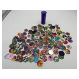 170pcs POGS / Milk Caps Lot (90s Mix)