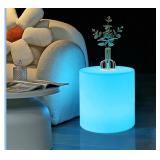 NEW $176 -in LED Cylinder Stool Light