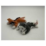 TY Beanie Babies Set (2pcs Dogs, 1993)