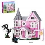 SEALED 566PC 'Coraline' Pink Palace Building Set