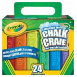 New Crayola 24-Count Sidewalk Chalk Washable...