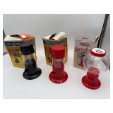 Mini Gumball Machines Set (3 pcs, Vintage New)