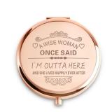 NEW $31 Engraved Compact Mirror 'A Wise Woman....'