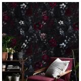 NEW Roll of Floral Peel and Stick Wallpaper