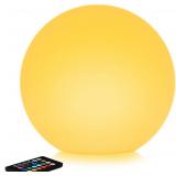 New $106 NEW 12-in Solar Garden Globe Light...