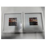 NEW 2PK (9'x 9') White Picture Frame