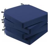 NEW $116 4PK Patio Chair Cushions, Waterproof