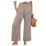NEW $41 (M) Women's Palazzo Pants w/Pockets