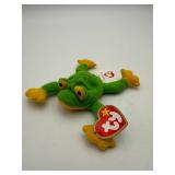 TY Smoochy Frog Beanie Baby (1993)