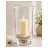 15ï¿½ Glass Hurricane Candle Holder (New)