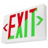 NEW $65 Universal Red/Green LED Exit Sign