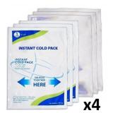 NEW 4PK Disposable Instant Cold Packs 6' x 9'