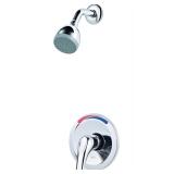 NEW $44 Pfirst Polished Chrome Shower Set