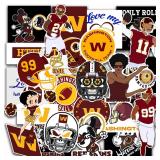 NEW $51 24PK Washington Football Club Sticker Pack