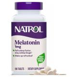 NEW 180PK 1mg Sleepy Time Melatonin Tablets