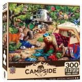 New MasterPieces Inc Campsite Trouble 300 Piece...