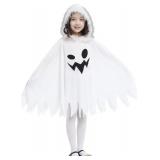 NEW (L) Kids Hooded Halloween Ghost Cape
