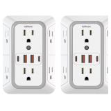 NEW $32 2 Pack Outlet Extender