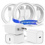 New USB C Charger for iPhone 17 16 15,10FT USB...