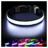 NEW (Large) LED Light-Up Dog Collar