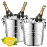 Open Box - Tested $39 2 Pack Ice Buckets, 3...