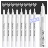 New AKARUED White Paint Pen Acrylic Marker: 8...