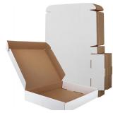 $77 Small Shipping Boxes 13X10X2 White