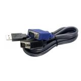 NEW 11pk $150  USB to 2 VGA KVM Computer Cables
