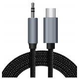 NEW 6.6FT USB C Aux Cable, Male to 3.5mm Male Jack