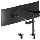 New $65 NEW Pholiten Dual Monitor Stand Full...