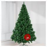 NEW $75 7FT Christmas Tree w/1000 Branch Tips