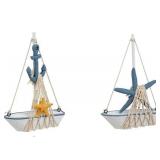 New NEW Miniature Sailboat Decor for Bathroom...