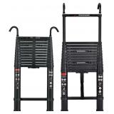 New $176 5M/16.5FT Telescoping Ladder, Aluminum...