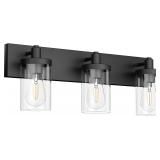 NEW $85 3 Light Black Vanity Light Mount