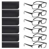 NEW 6PK Reading Glasses +0.75 Blue Light Blocking