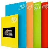 SEALED 5PK Large Flexible Cutting Board Set