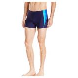 $56 (L) Speedo Men's Swimsuit Square Leg Splice