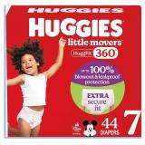 NEW (7) 44-ct Huggies Baby Diapers