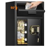 MISSING $215 2.6 Cubic Cabinet Safe Box, Drop Safe