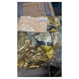 NEW Gold Assorted Birthday Hanging Decorations Set