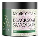 Amissan: 200g Moroccan Black Soap